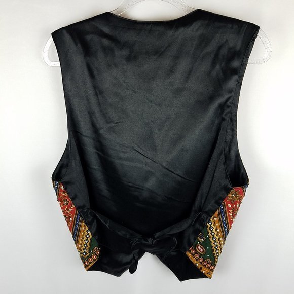 Bali‎ Chic vest beaded vee neck - Picture 2 of 6